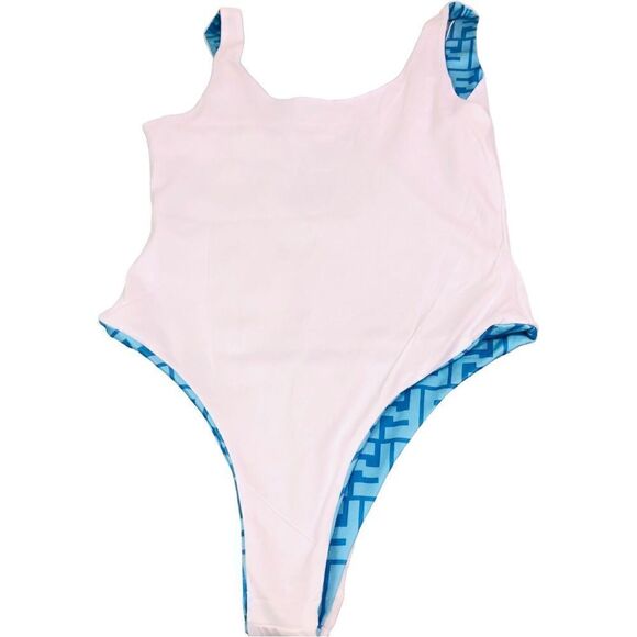 NEW Fashion Inspired FF Blue Bodysuit / Swimsuit - Picture 5 of 13